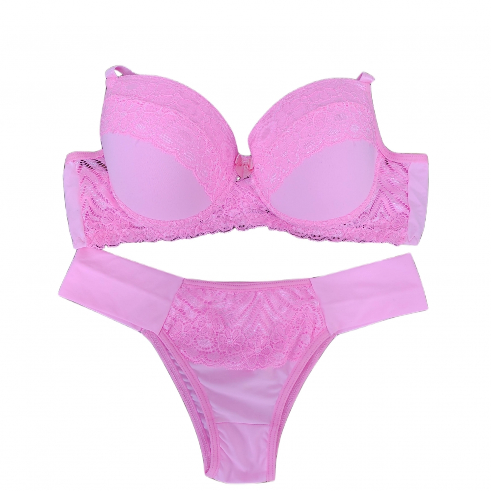 Conjunto Bojo Tradicional Microfibra E Renda Korpus Lingerie